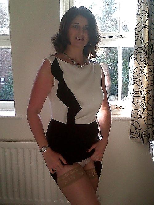 20P Flashing those Stocking Tops