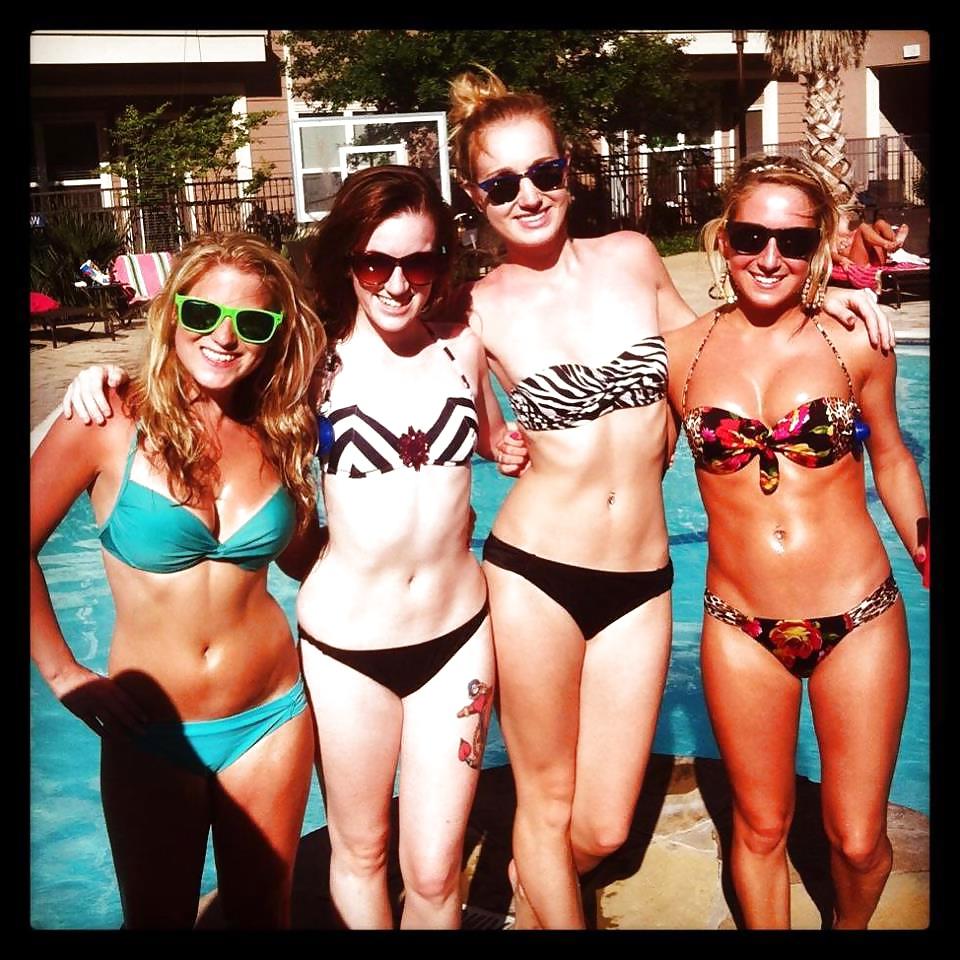 25P Facebook college girls 14 sorority teens bikini party