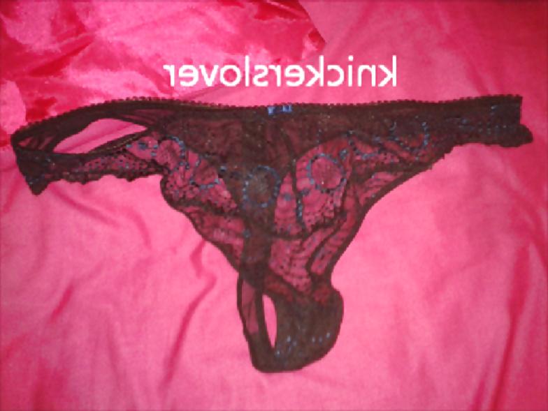 7P See through thong knickers panties