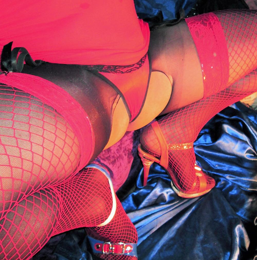 7P Stockings, heels, anties, lingerie self shots