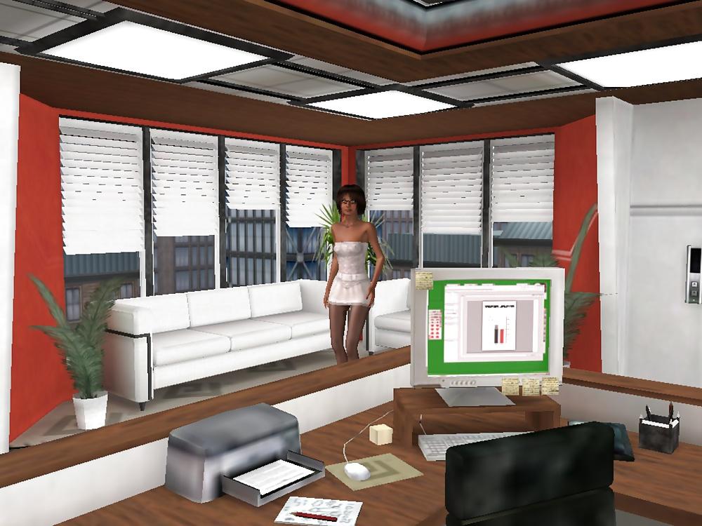 25P Lesbians Office - 3D Sex Villa