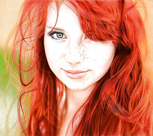 25P Redhead beauty
