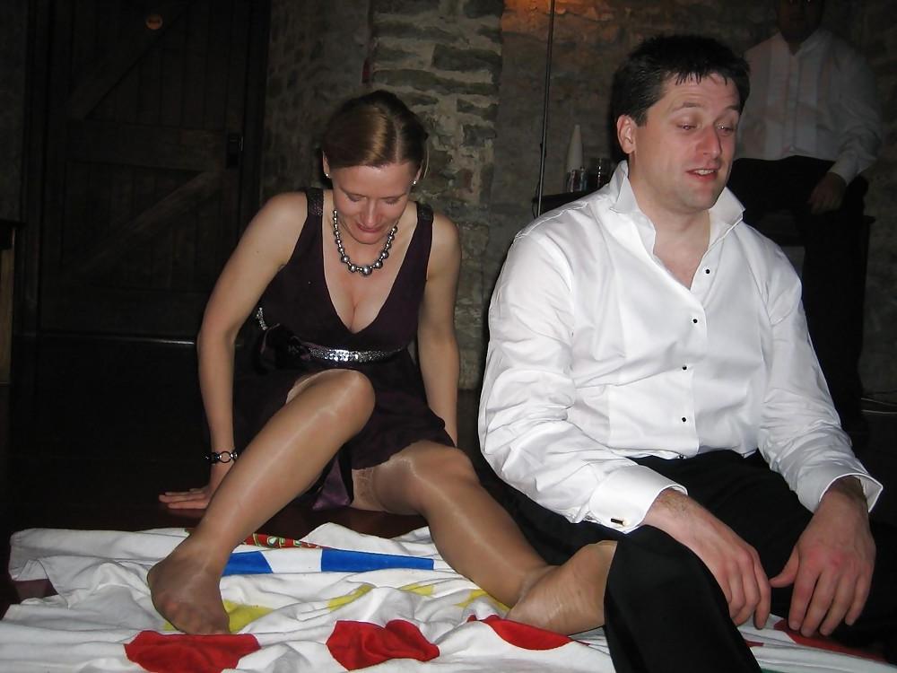 25P Playing Twister, Upskirt, Nude and Downblouse 2