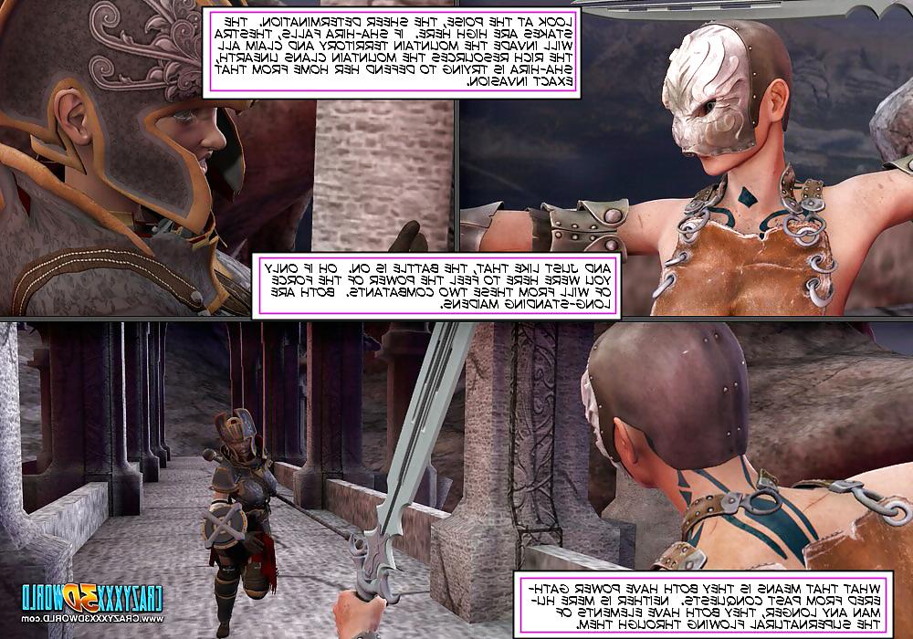 25P 3D Comic: Blade Maidens 2