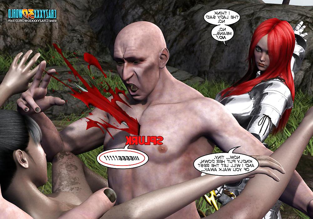 25P 3D Comic: Blade Maidens 2