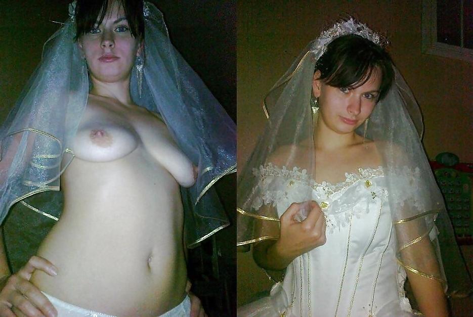 25P Brides and bridesmaids, before and after amateurs.