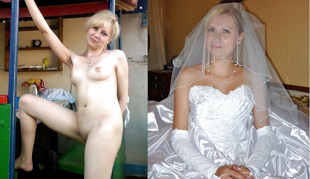 25P Brides and bridesmaids, before and after amateurs.