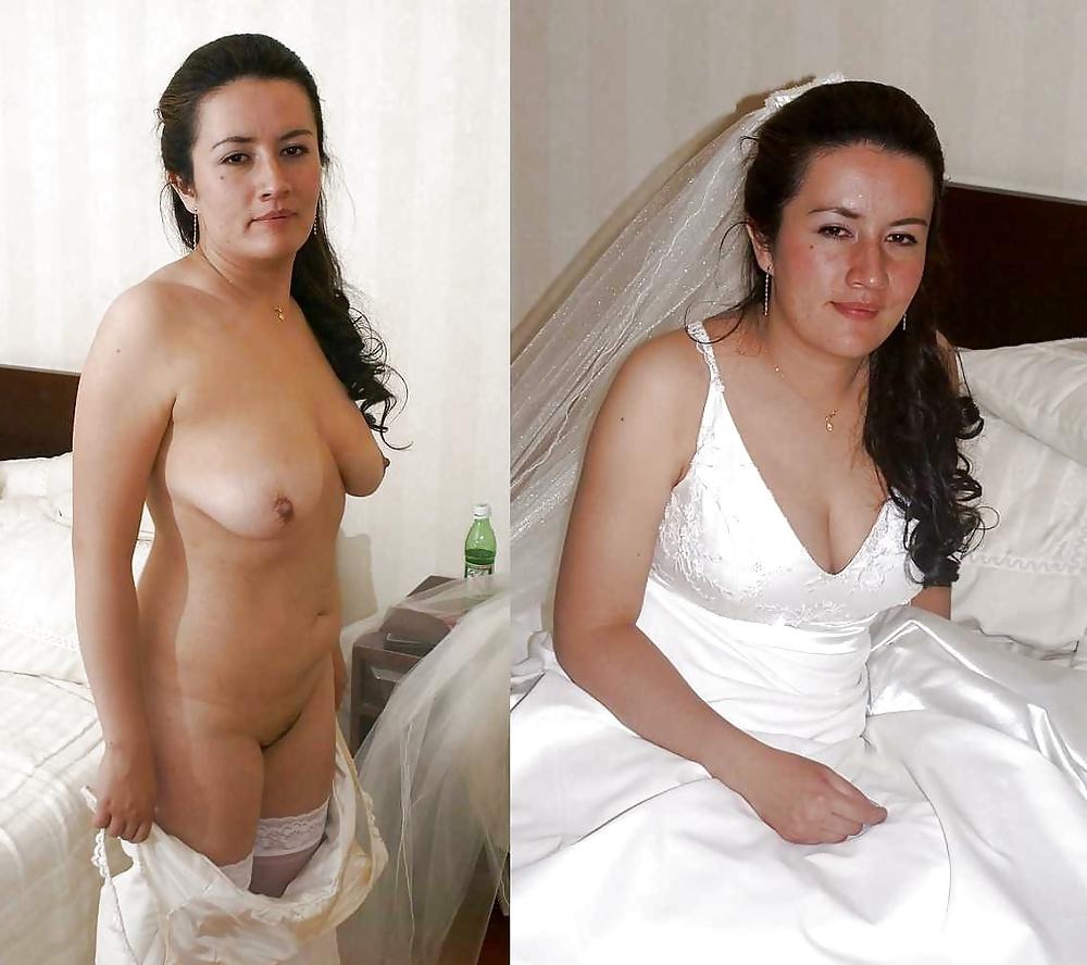 25P Brides and bridesmaids, before and after amateurs.