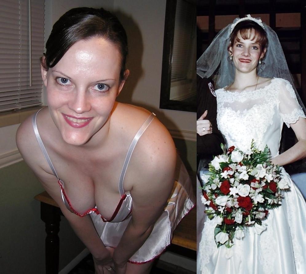 25P Brides and bridesmaids, before and after amateurs.