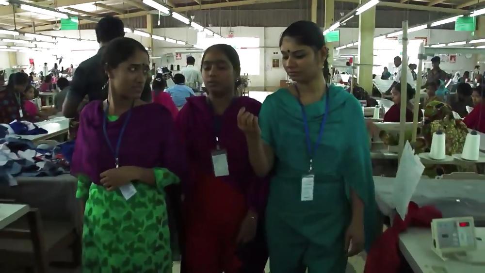 6P Bangladeshi Garments Girls filmed by white guy 