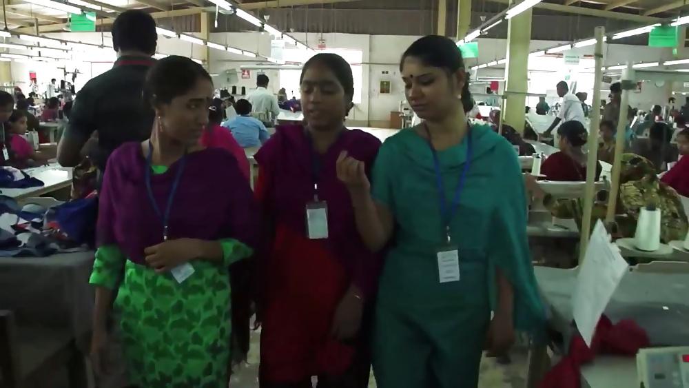 6P Bangladeshi Garments Girls filmed by white guy 