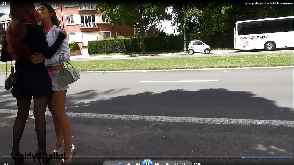 13P Julie & veneisse are 2 pervert lesbian whores  & fisting 