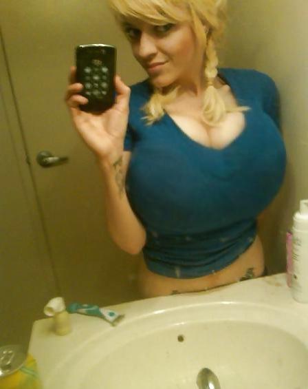 25P Busty Amateurs - Busty GFs - Candids & Self-Shot 2