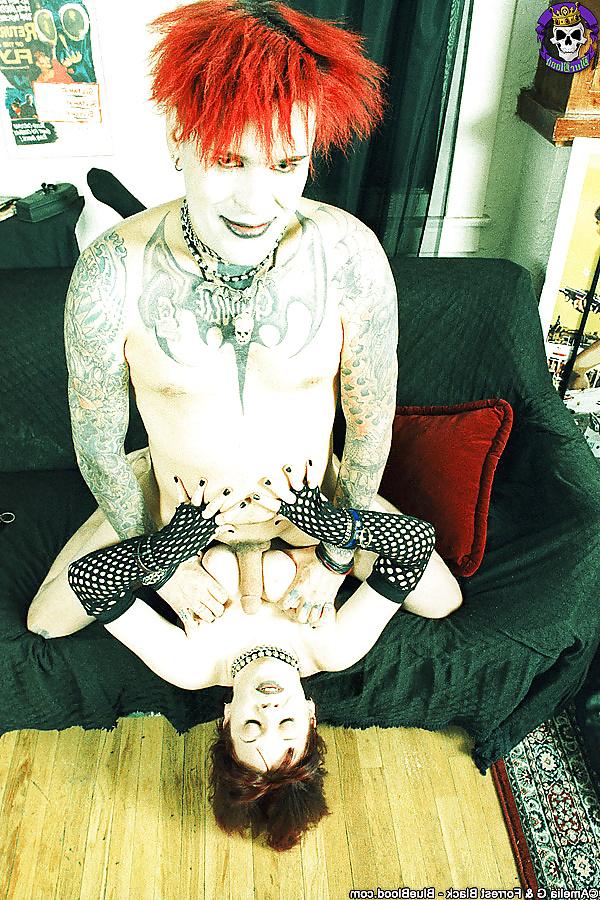 25P Punk sex and foot fetish