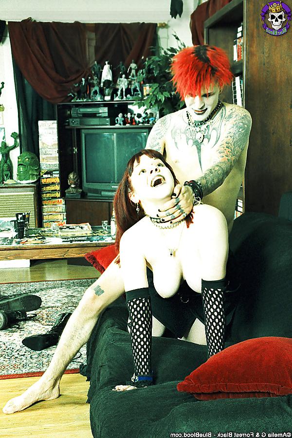 25P Punk sex and foot fetish