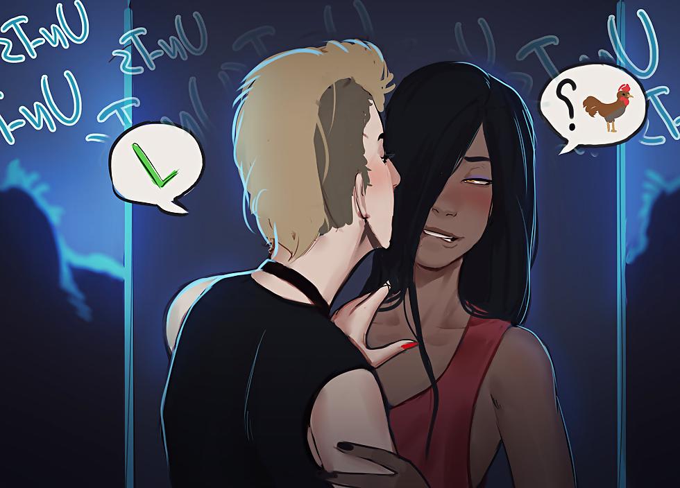 16P Shemale auf Trap Comic
