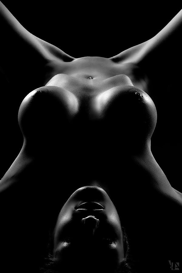 15P Sugar Puss - Beautiful Woman Form Shodow Lighting - Art