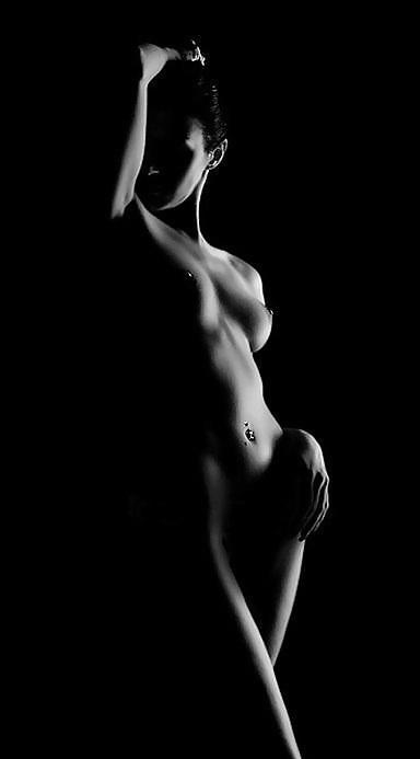 15P Sugar Puss - Beautiful Woman Form Shodow Lighting - Art