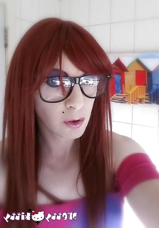 15P Tranny PK Comic book Nerd girl part 3