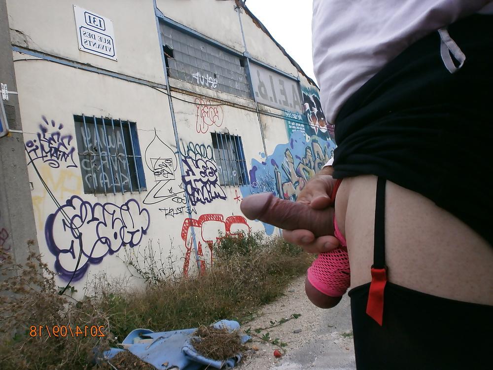 8P Public cumshot exhib outdoor sexe cock