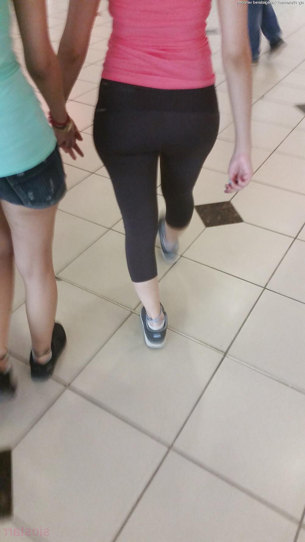 25P Turkish Candid Girl Nylon Tight Legs Ass Mix 3