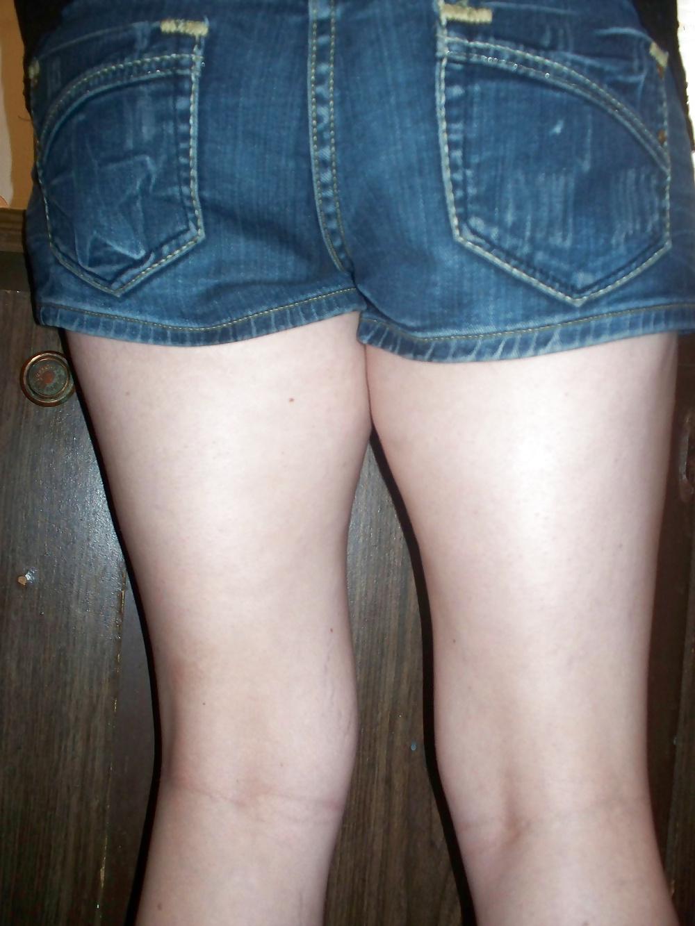 25P Leg and Foot Fetish Redhead, Socks and shoes