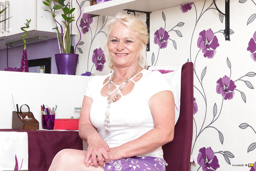 25P Old but still hot granny - granny with dildo 2