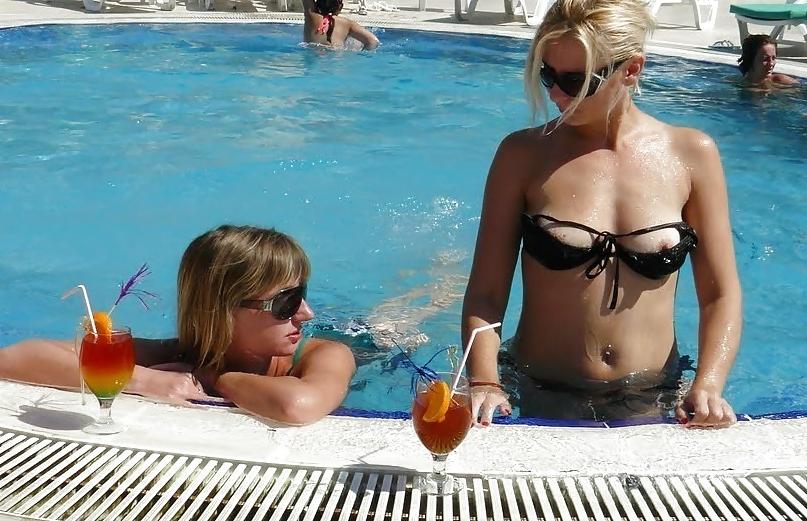 12P Nipple slips and downblouse