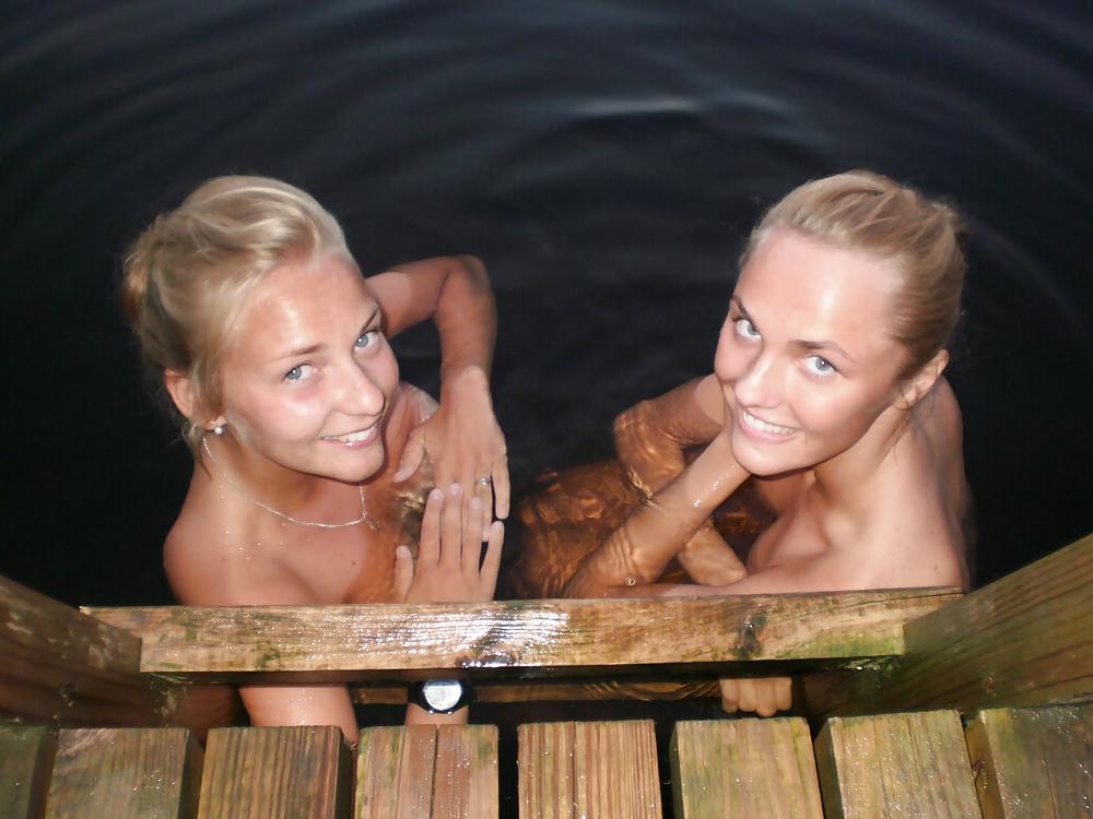 25P Two Teens! (Lake Swimming)