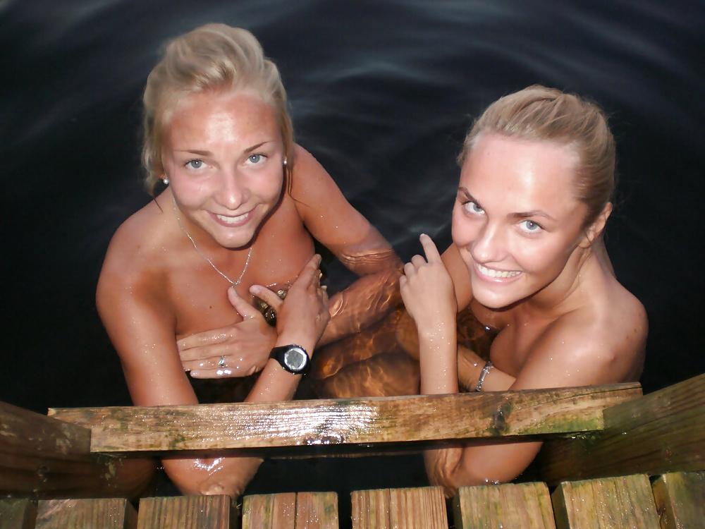 25P Two Teens! (Lake Swimming)