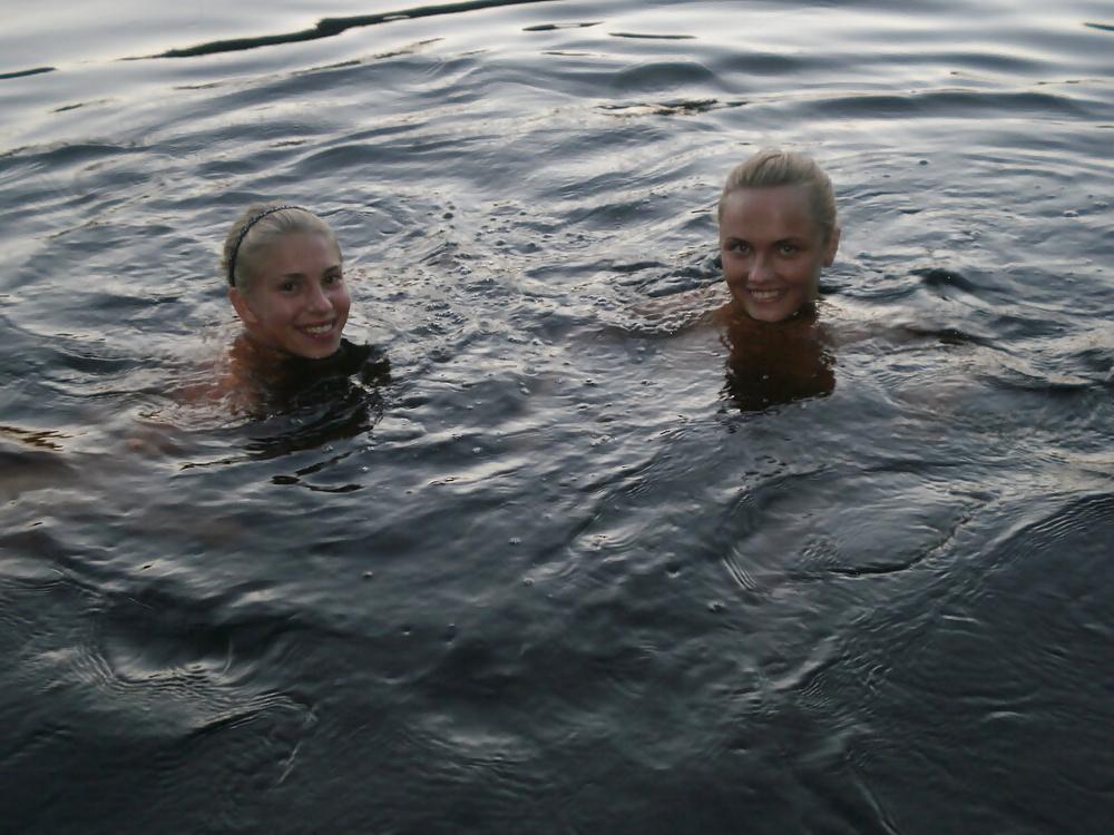 25P Two Teens! (Lake Swimming)