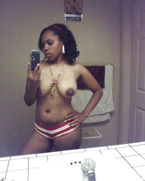 25P Schwarze Self-Pic-Babes