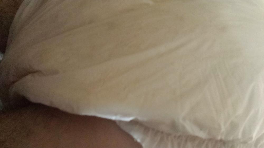 25P Wearing my girly pink and purple diaper.