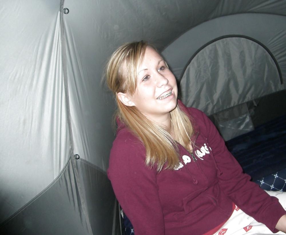 18P Teen lesbians camping