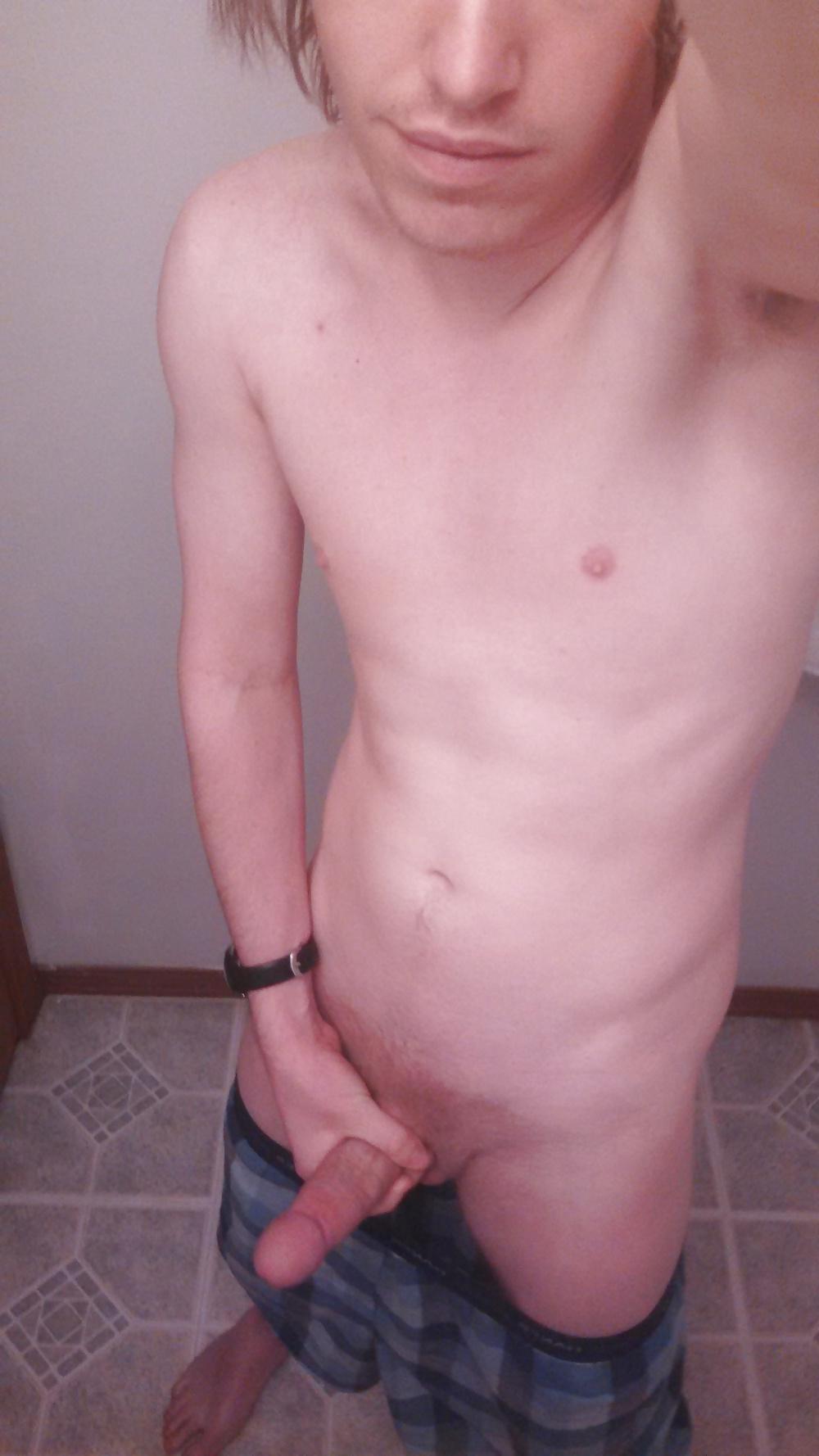 25P Self shot young cock teen boy cute