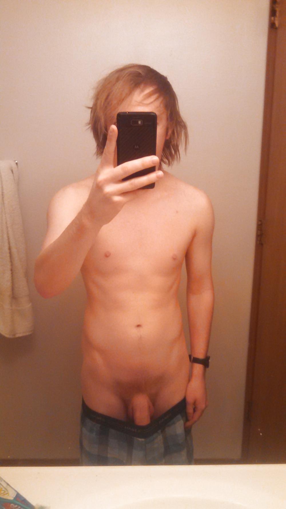 25P Self shot young cock teen boy cute