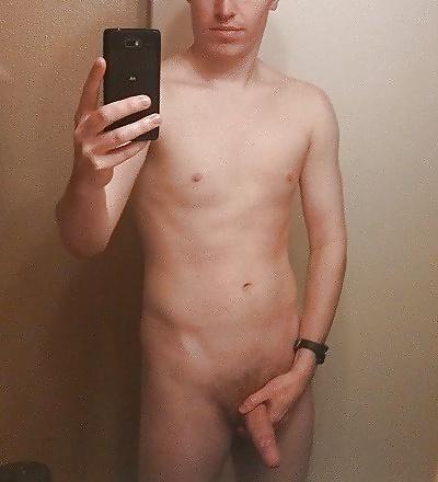 25P Self shot young cock teen boy cute