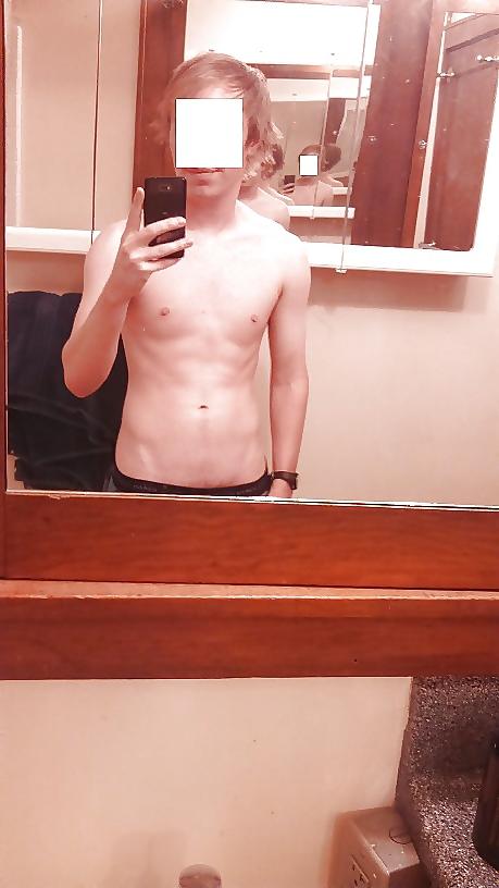 25P Self shot young cock teen boy cute