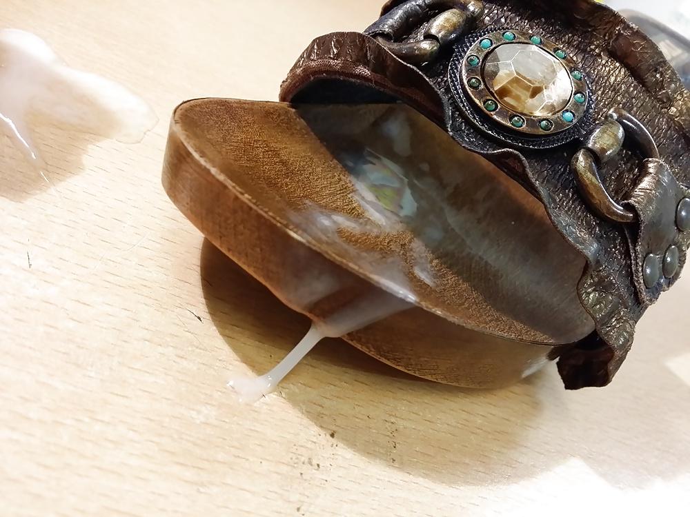 12P Fuck and cum not my stepmother's wooden mules sandals