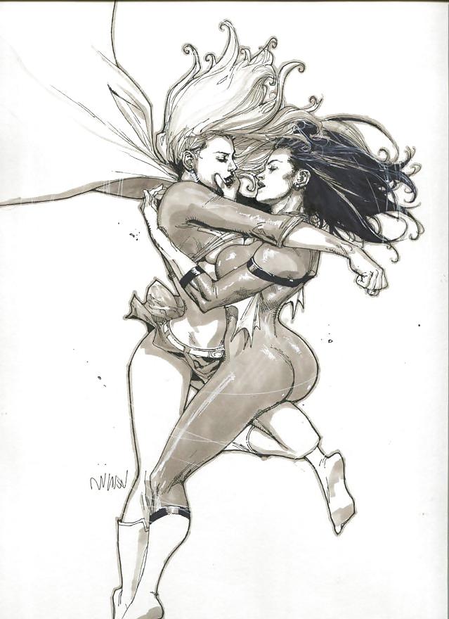 25P Comic Book Lesbians