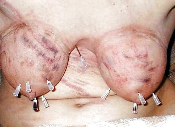 16P Hard tit torture