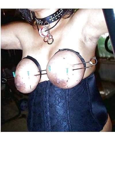 16P Hard tit torture