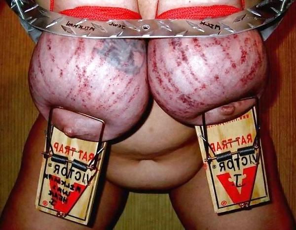 16P Hard tit torture