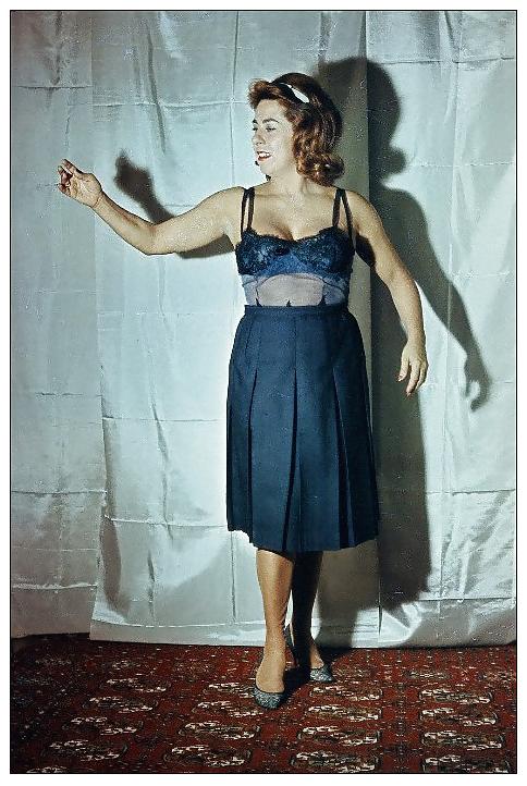 25P Vintage Striptease in Blue