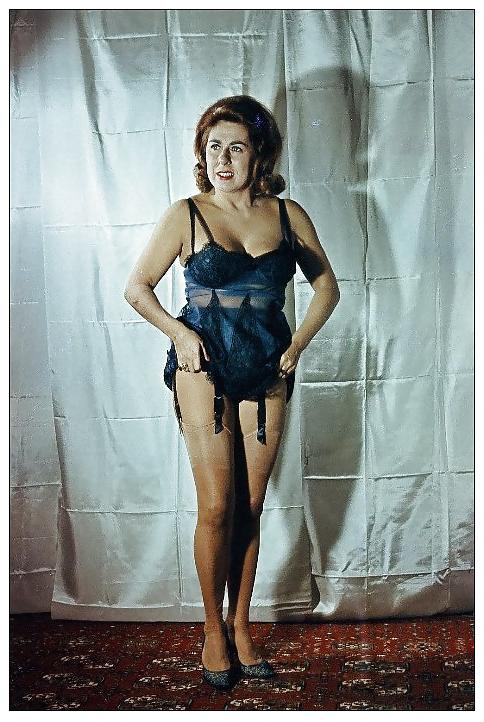 25P Vintage Striptease in Blue