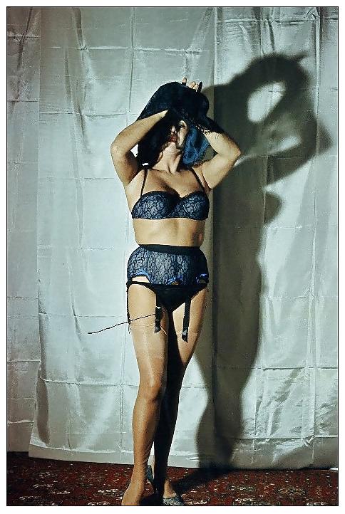 25P Vintage Striptease in Blue