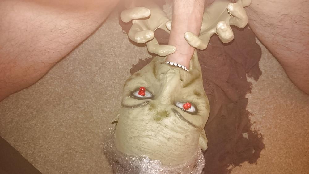 7P Halloween mask fucking 