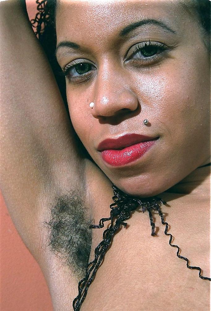 19P Shawna, black beauty with hairy armpits and pussy