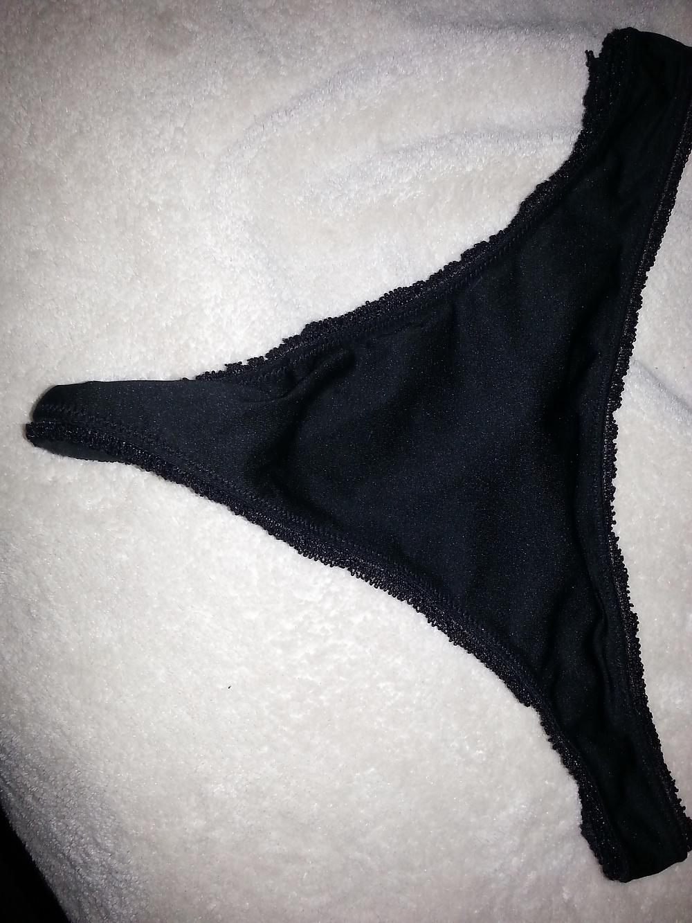 11P NOT my sister in laws thongs on her bed