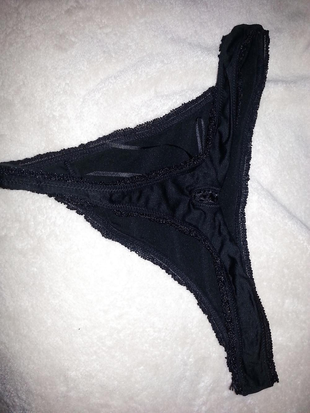 11P NOT my sister in laws thongs on her bed